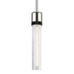 Zigrina 12" Clear Glass Pendant