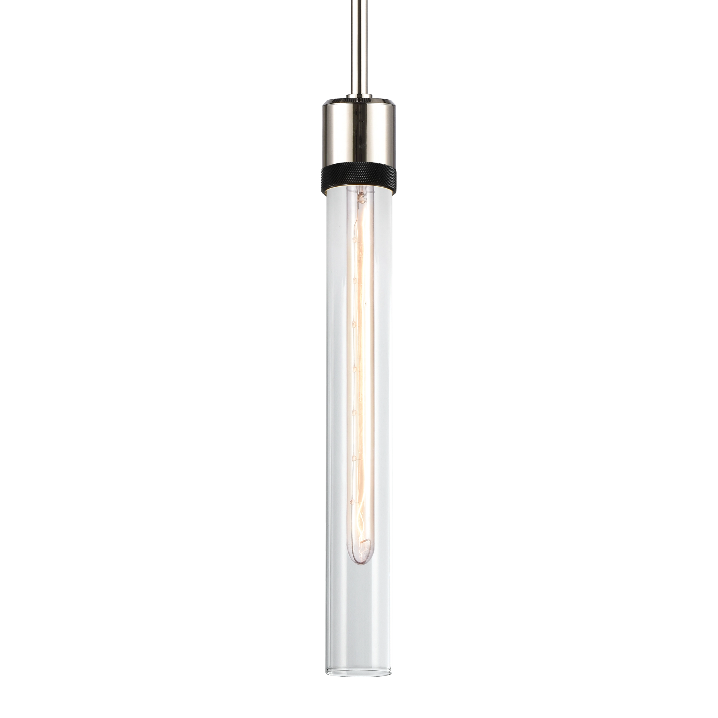 Zigrina 18" Clear Glass Pendant