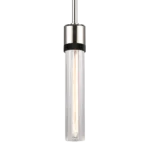 Zigrina 12" Fluted Glass Pendant