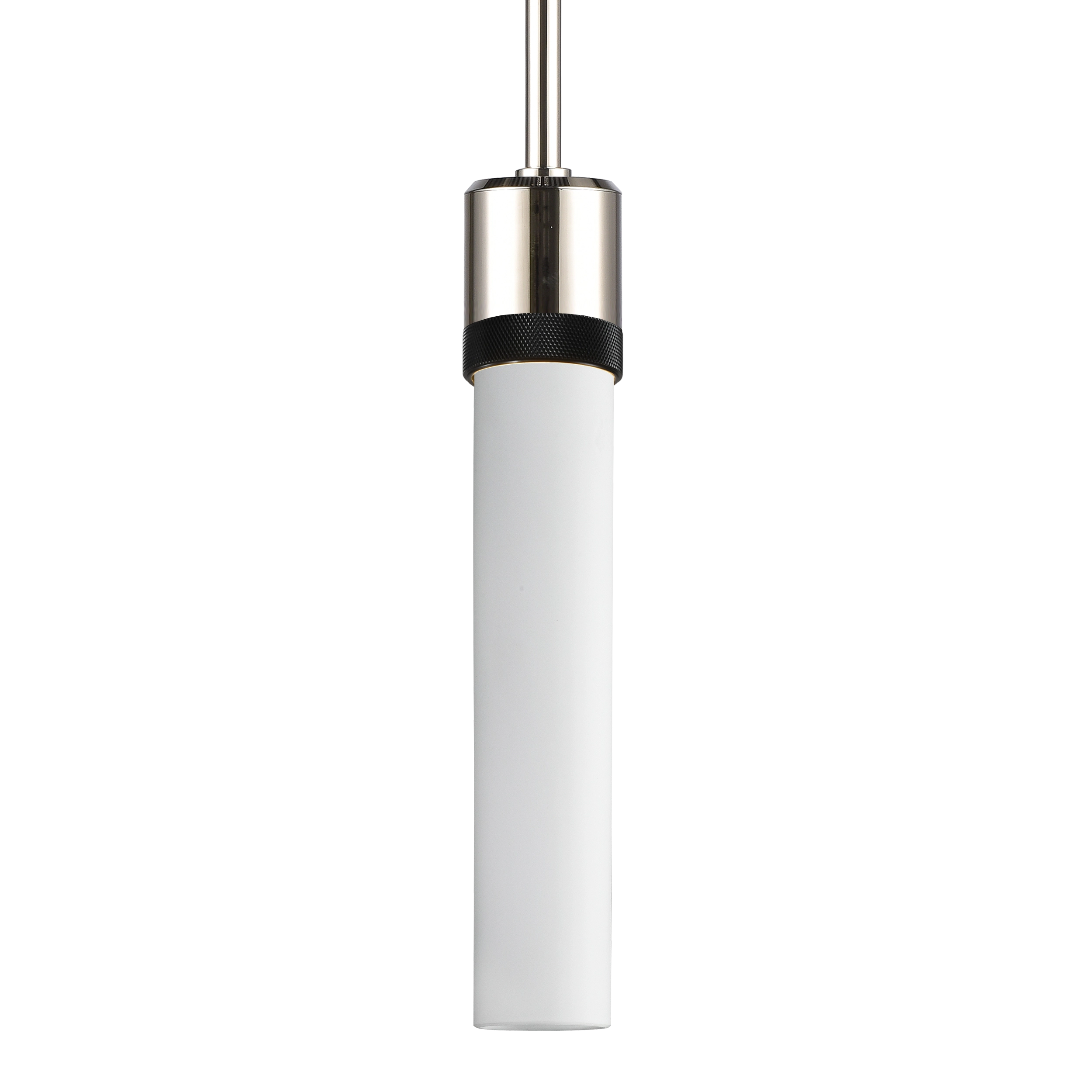 Zigrina 12" White Glass Pendant