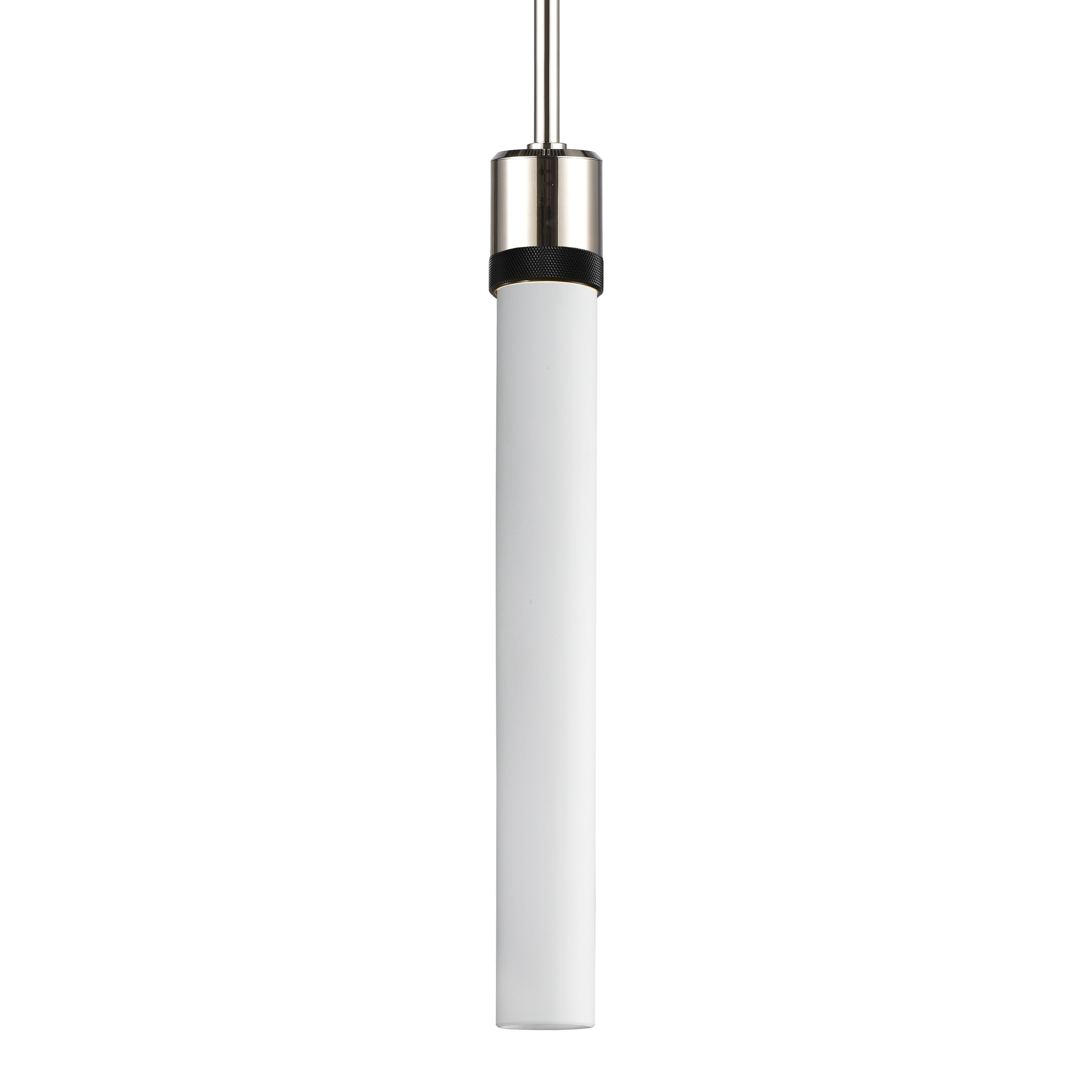 Zigrina 18" White Glass Pendant