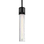 Zigrina 12" Crackled Glass Pendant
