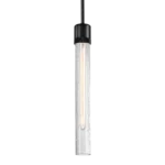 Zigrina 18" Crackled Glass Pendant