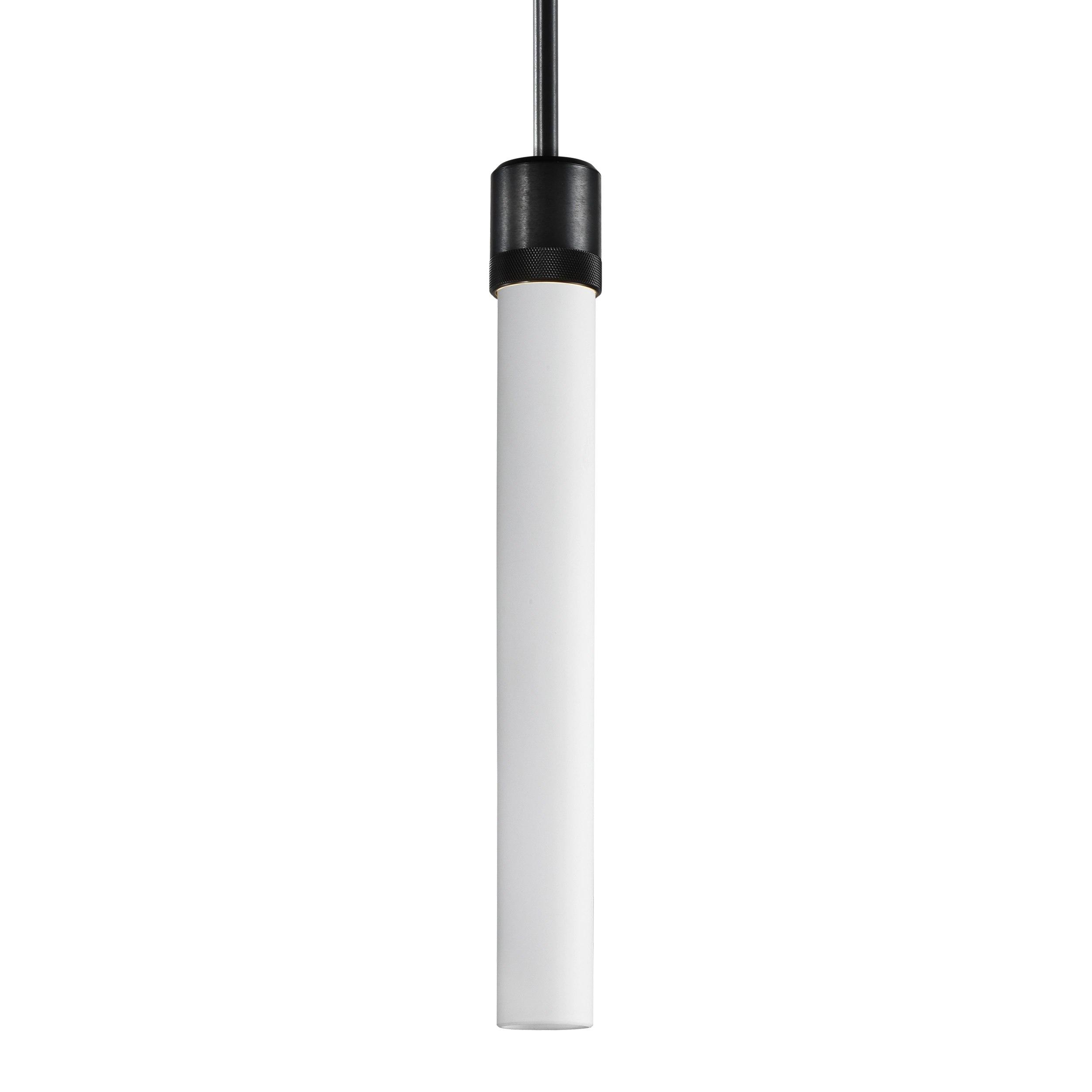 Zigrina 18" White Glass Pendant