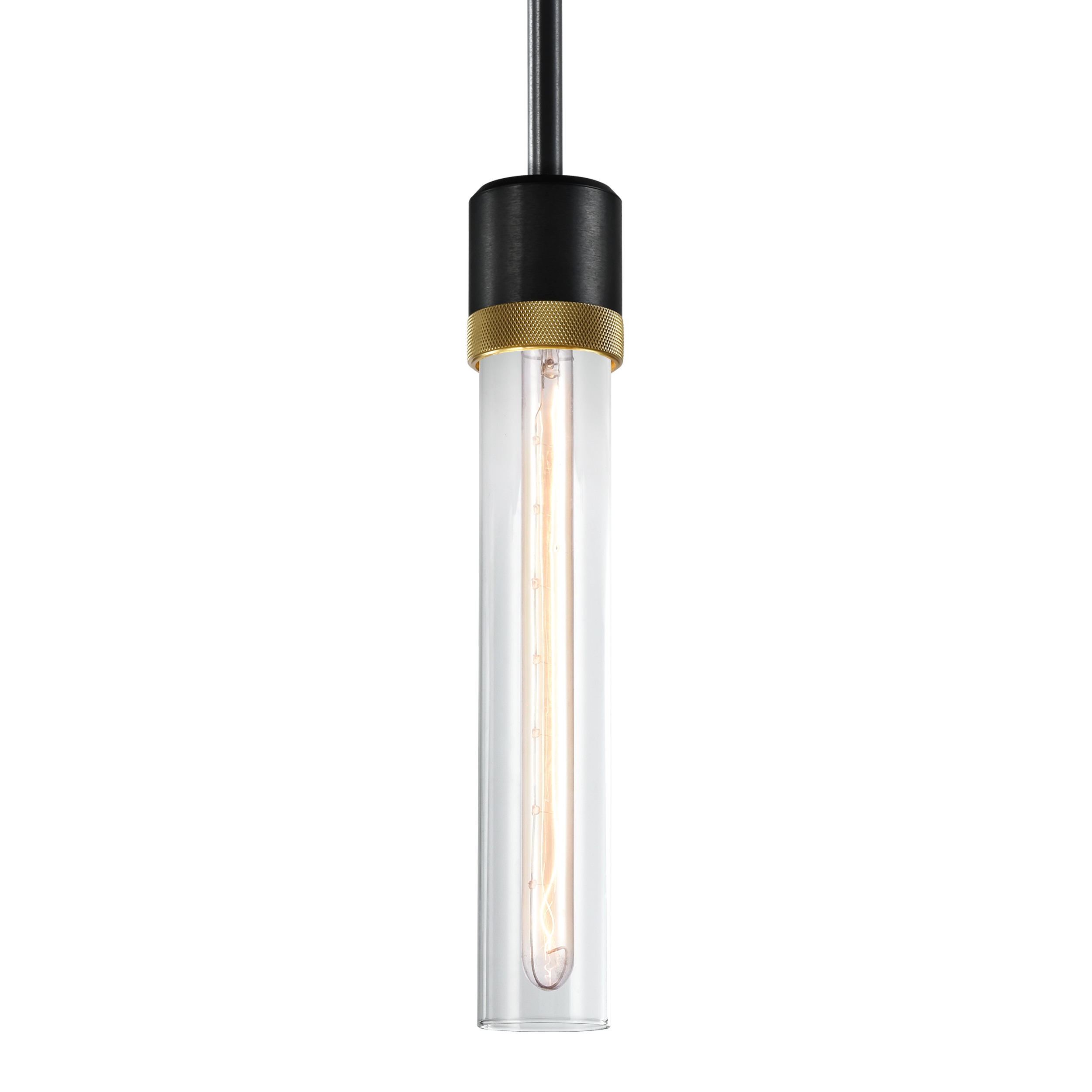 Zigrina 12" Clear Glass Pendant