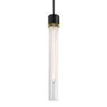 Zigrina 18" Clear Glass Pendant