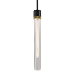 Zigrina 18" Fluted Glass Pendant