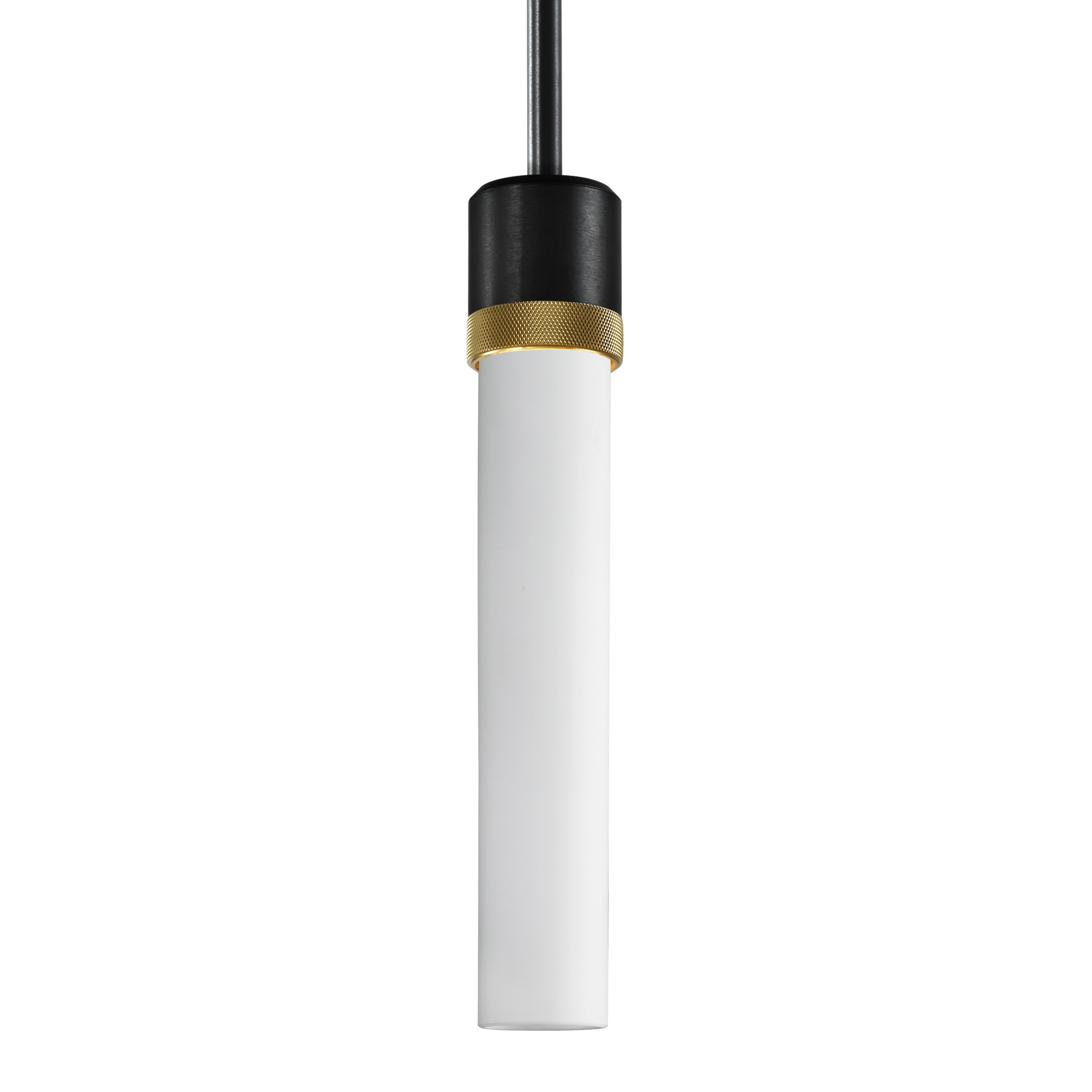 Zigrina 12" White Glass Pendant