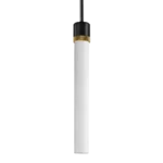 Zigrina 18" White Glass Pendant