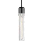 Zigrina 12" Crackled Glass Pendant