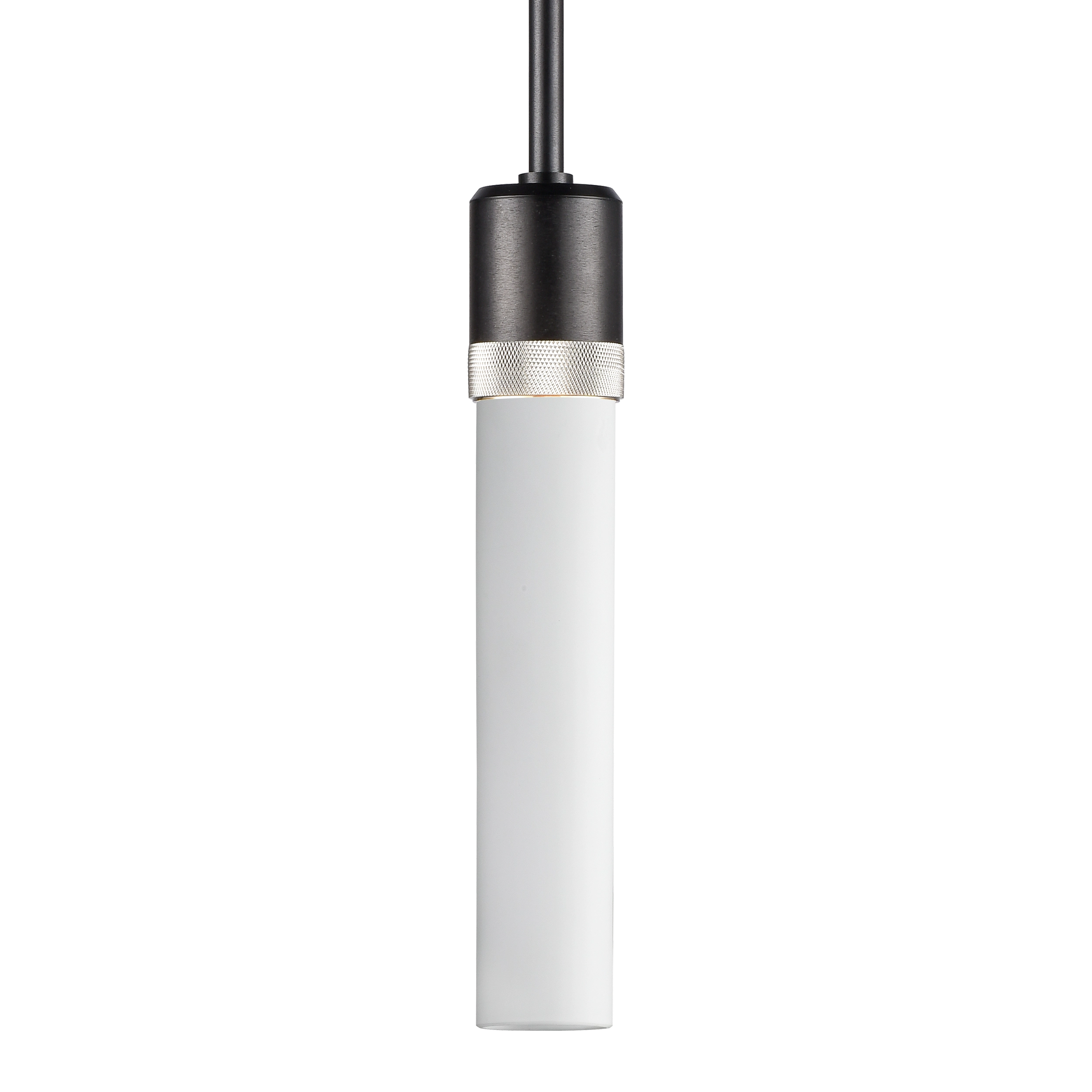 Zigrina 12" White Glass Pendant