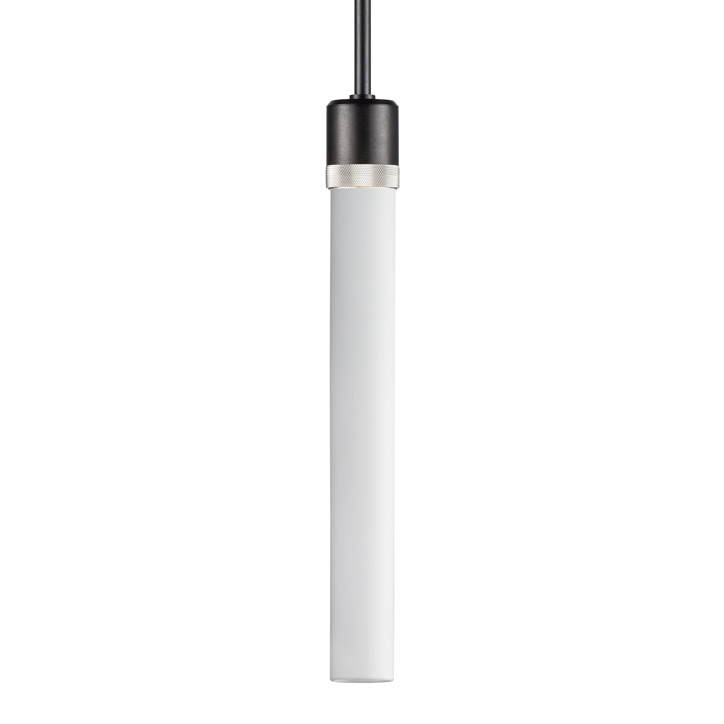 Zigrina 18" White Glass Pendant