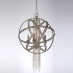 Cascade 18" Orbital Crystal Chandelier