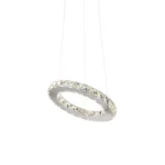 Blair 12" Crystal Ring Pendant