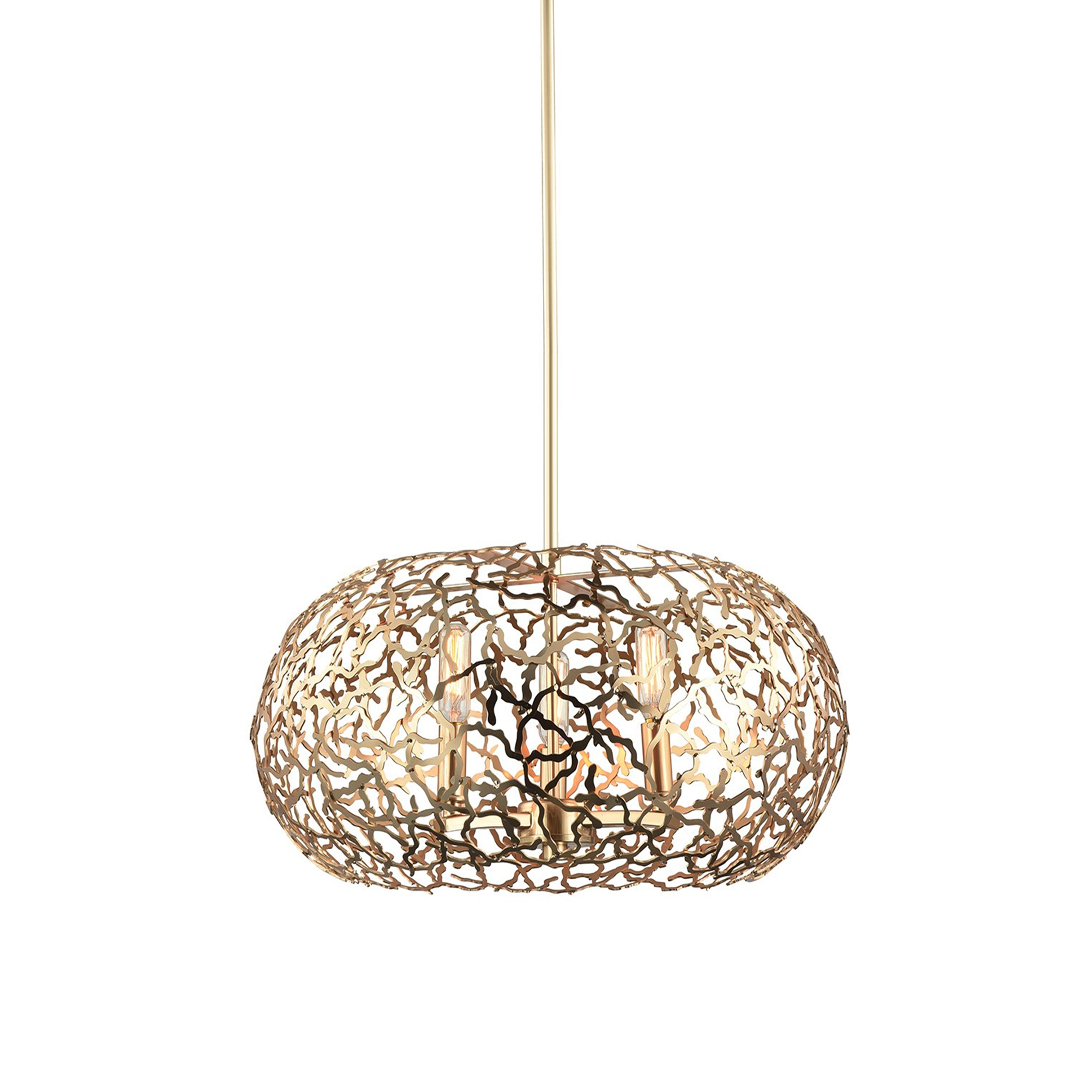 Helios 18" Organic Oval Pendant