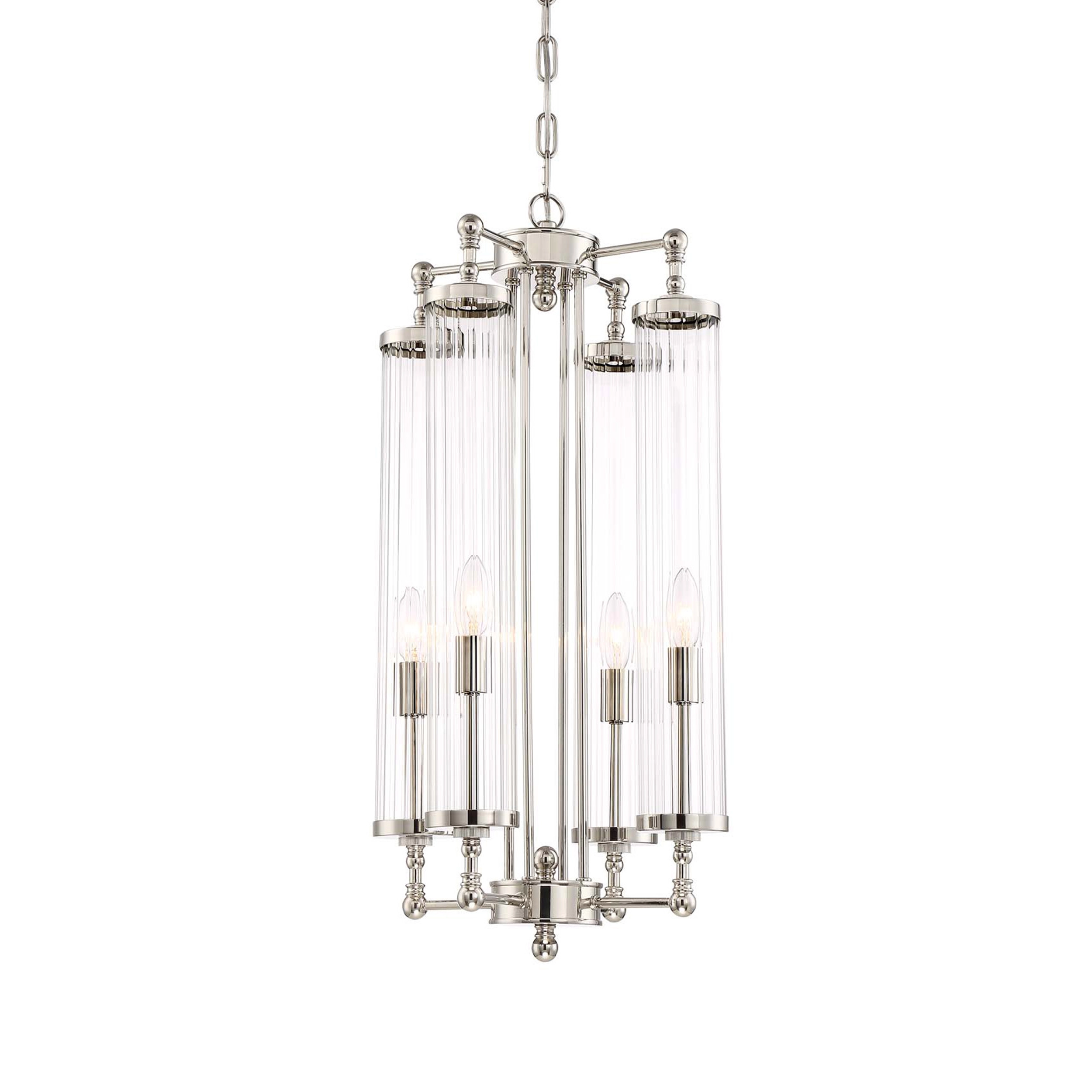 Regis 14" Vertical Glass Pendant