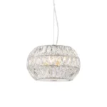 Lunar 16" Crystal Drum Pendant