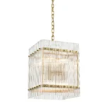 Allure 13" Square Glass Pendant