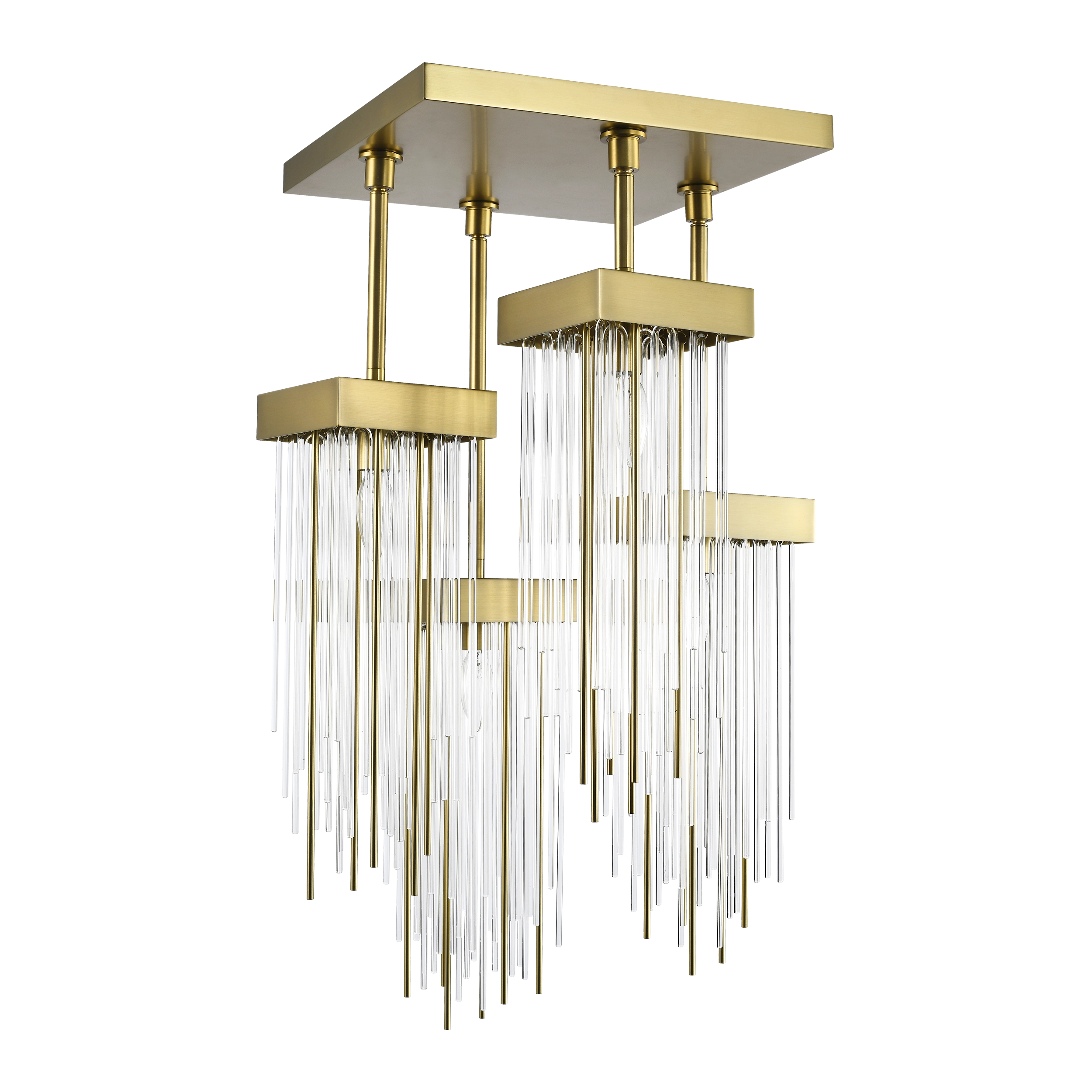 Waterfall 18" Cityscape Semi-Flush