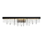 Waterfall 35" Glass Linear Vanity