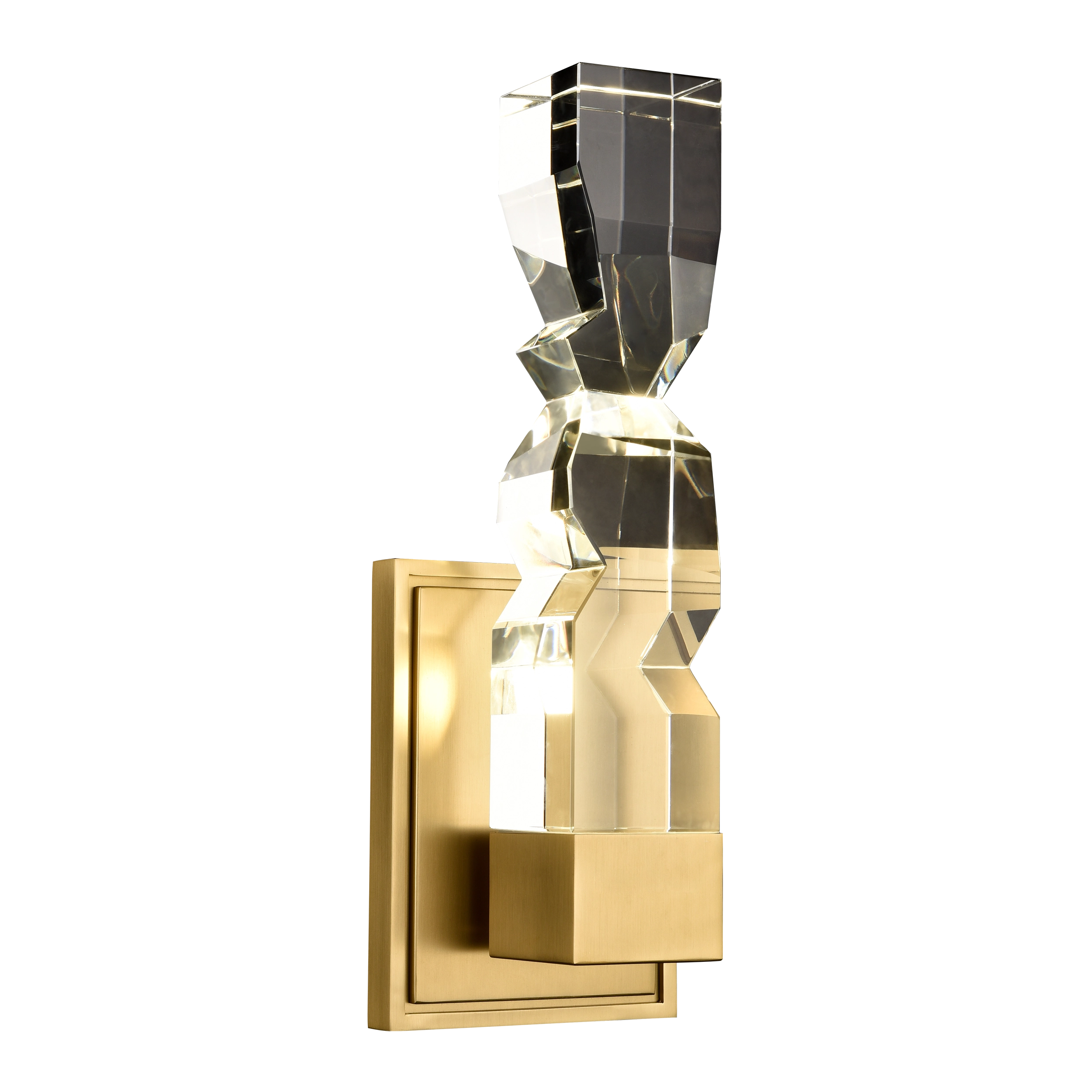 Mamadim 3" Crystal Wall Sconce