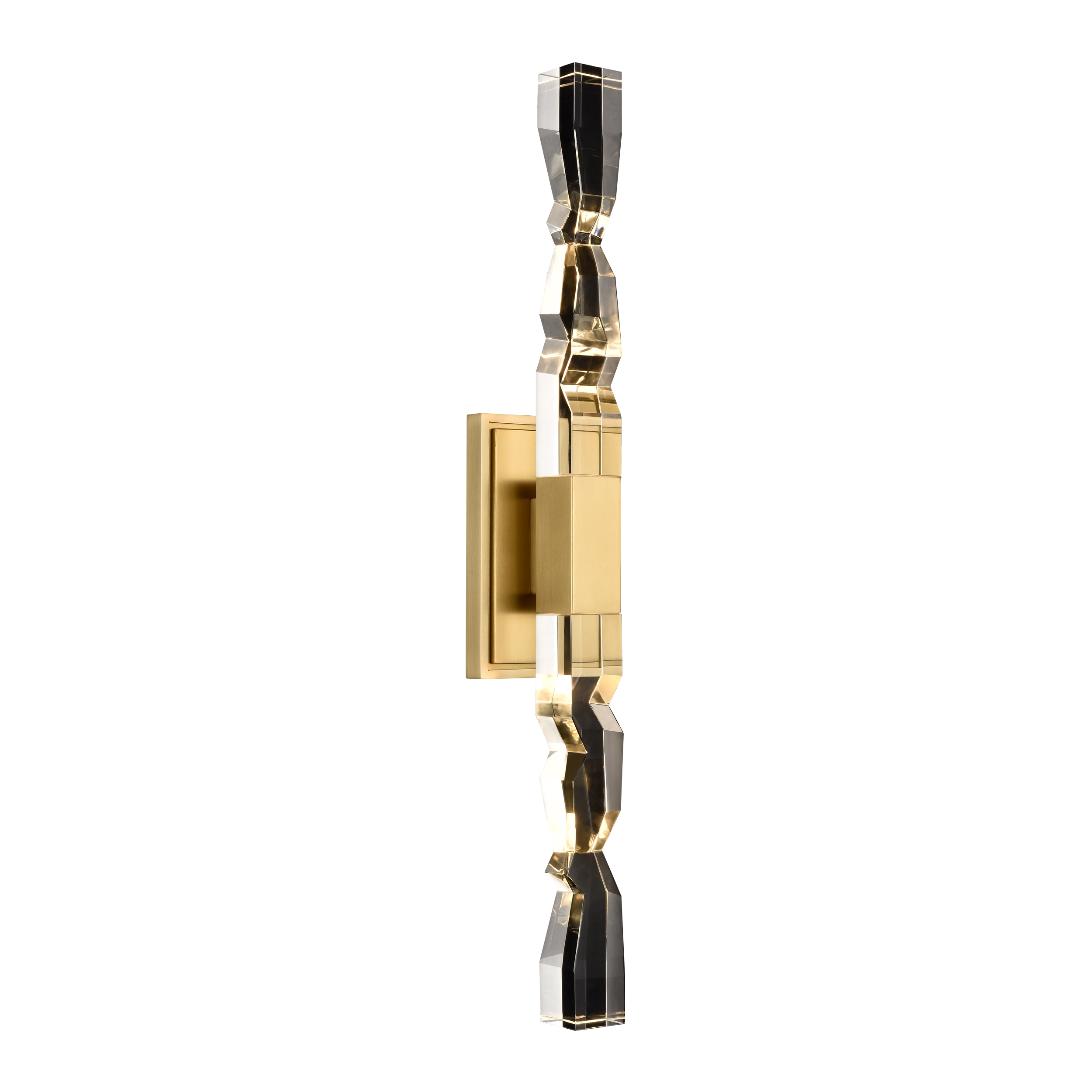 Mamadim 2" Crystal Duo Wall Sconce