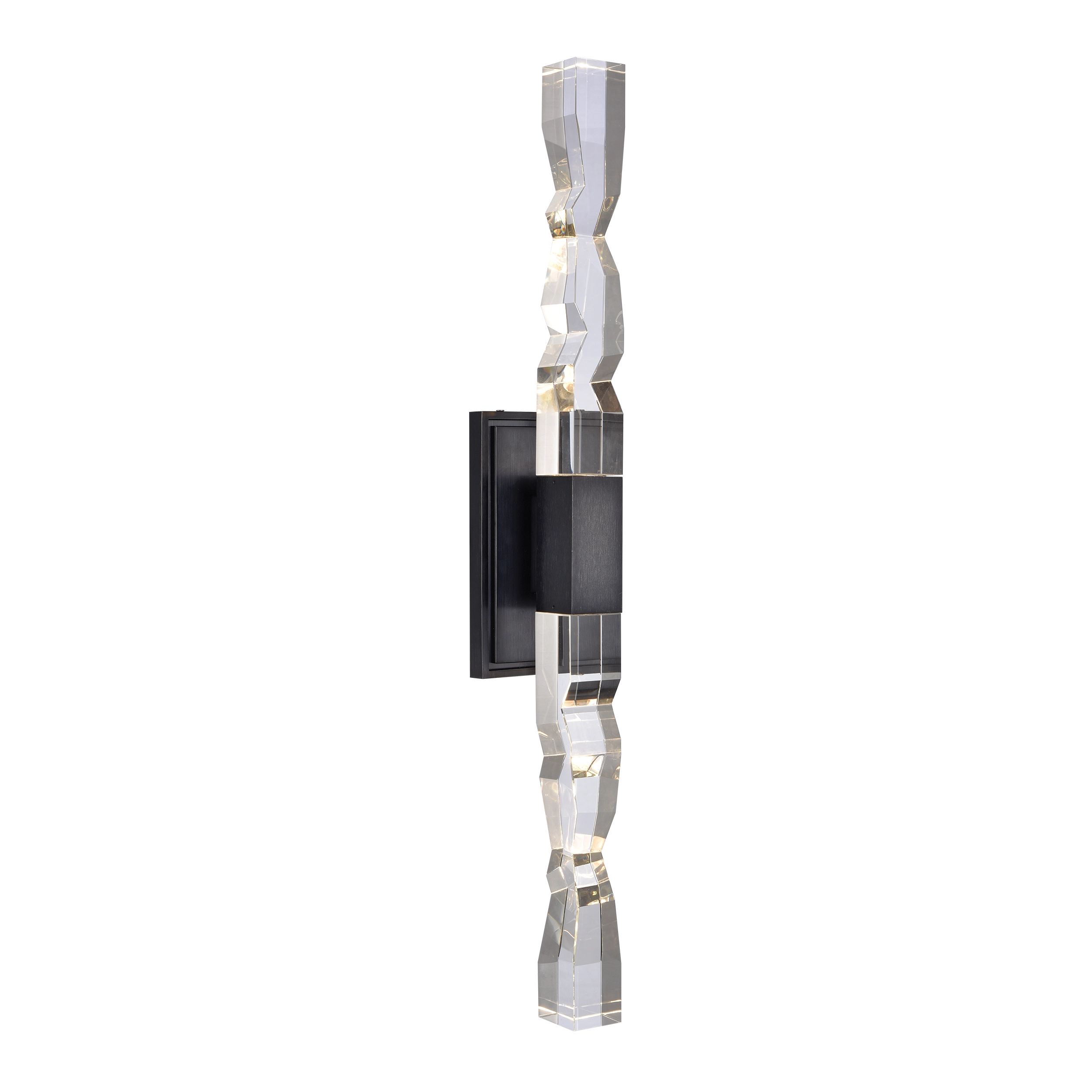 Mamadim 2" Crystal Duo Wall Sconce