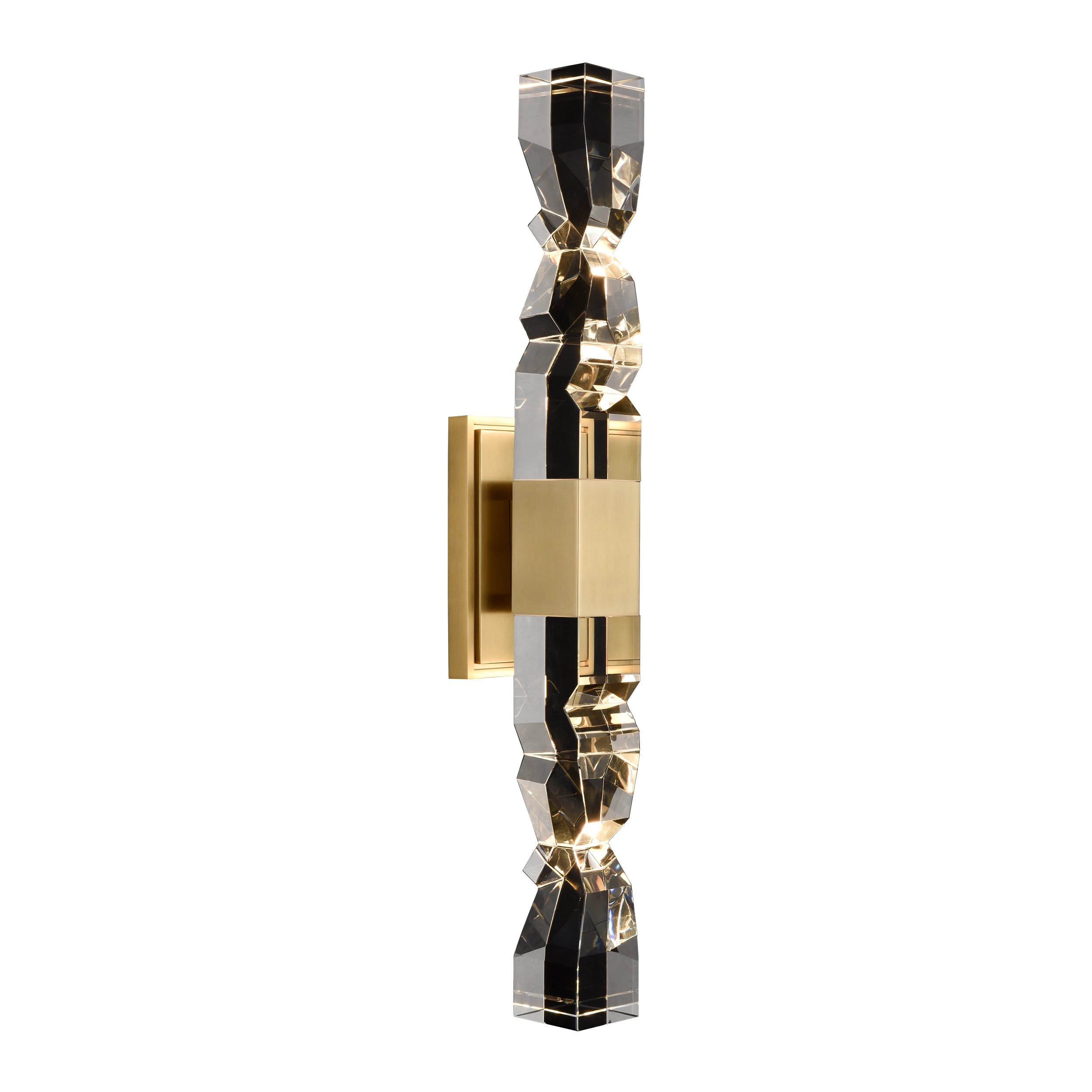 Mamadim 3" Crystal Duo Wall Sconce