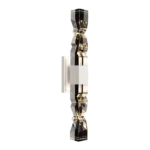 Mamadim 3" Crystal Duo Wall Sconce