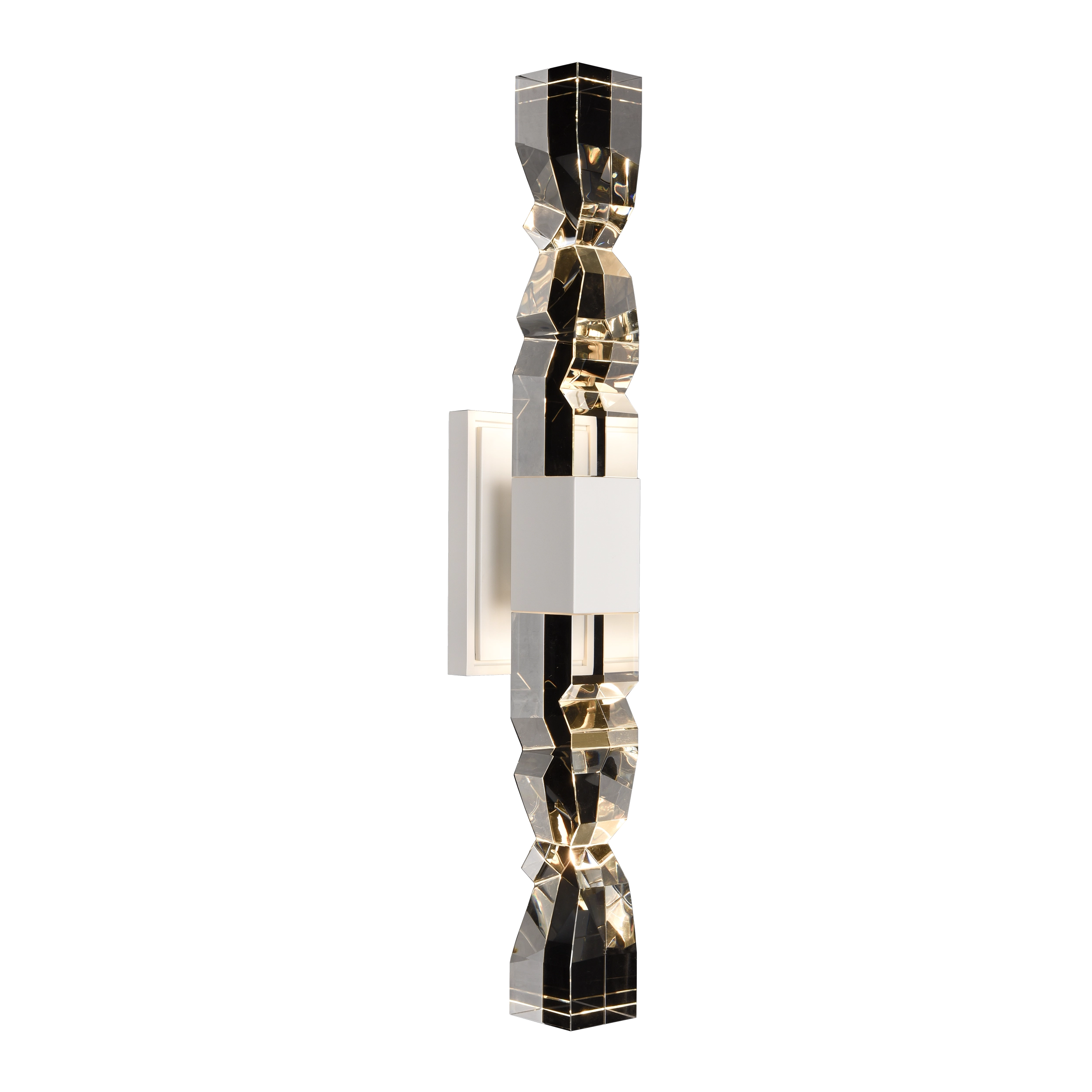 Mamadim 3" Crystal Duo Wall Sconce