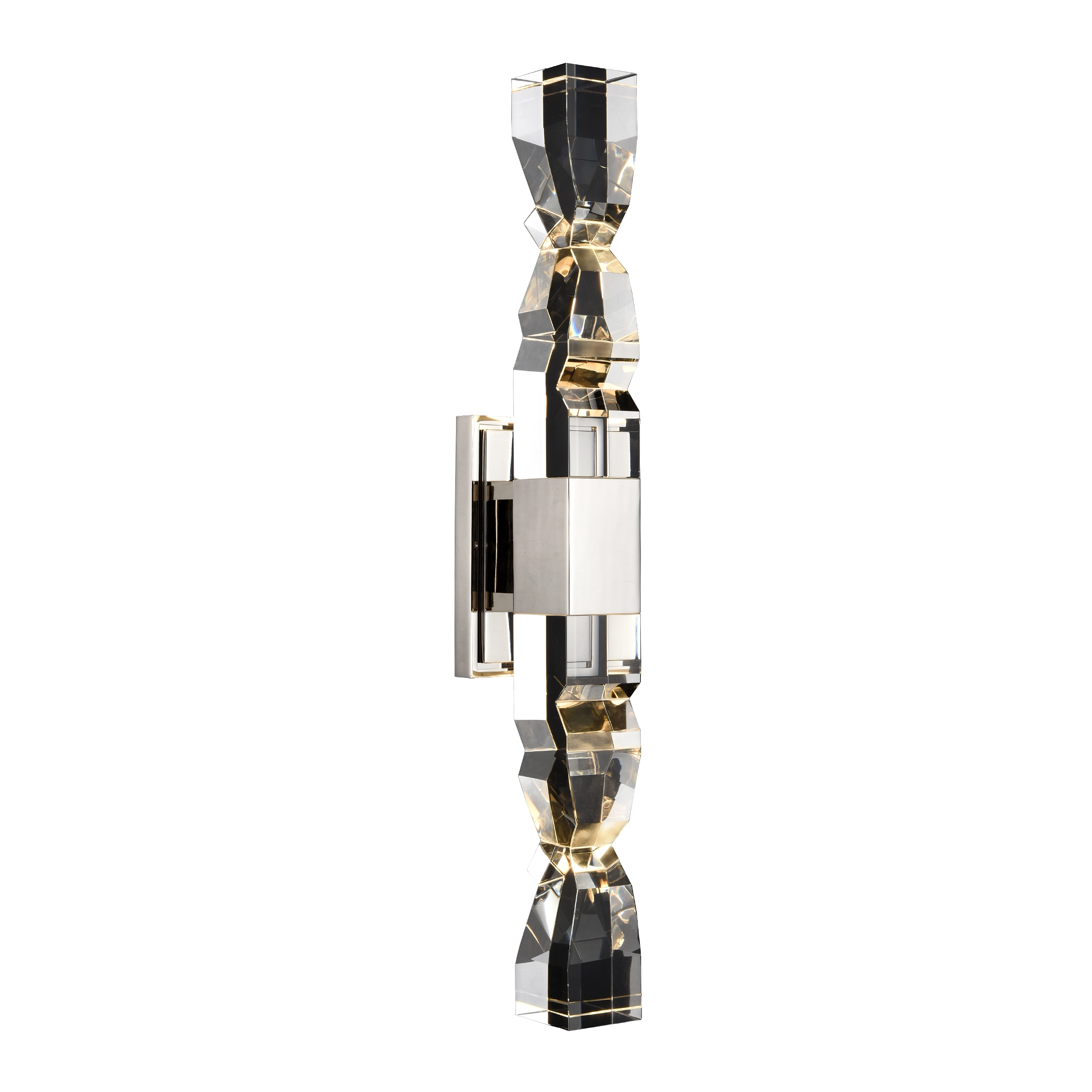 Mamadim 3" Crystal Duo Wall Sconce