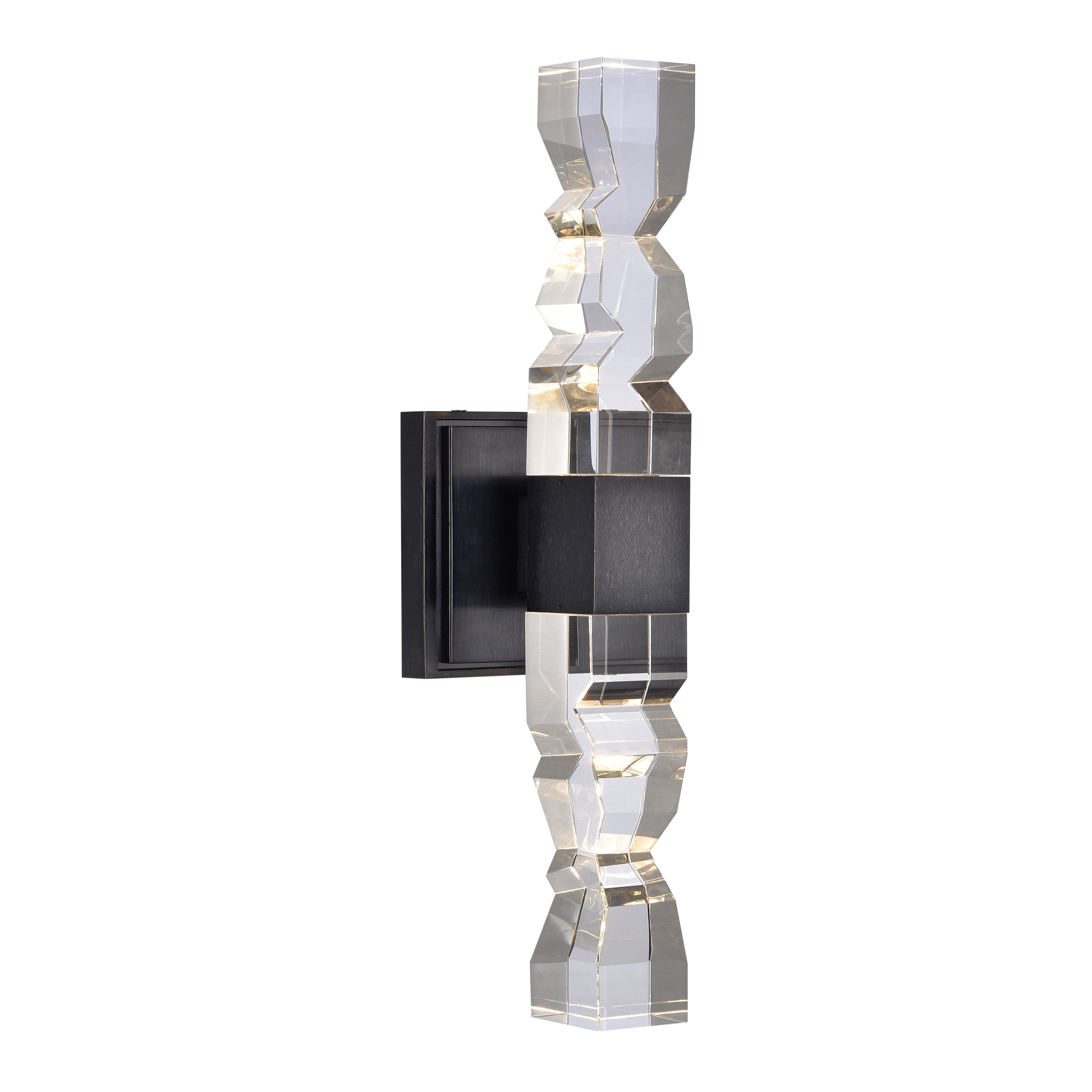 Mamadim 3" Crystal Duo Wall Sconce