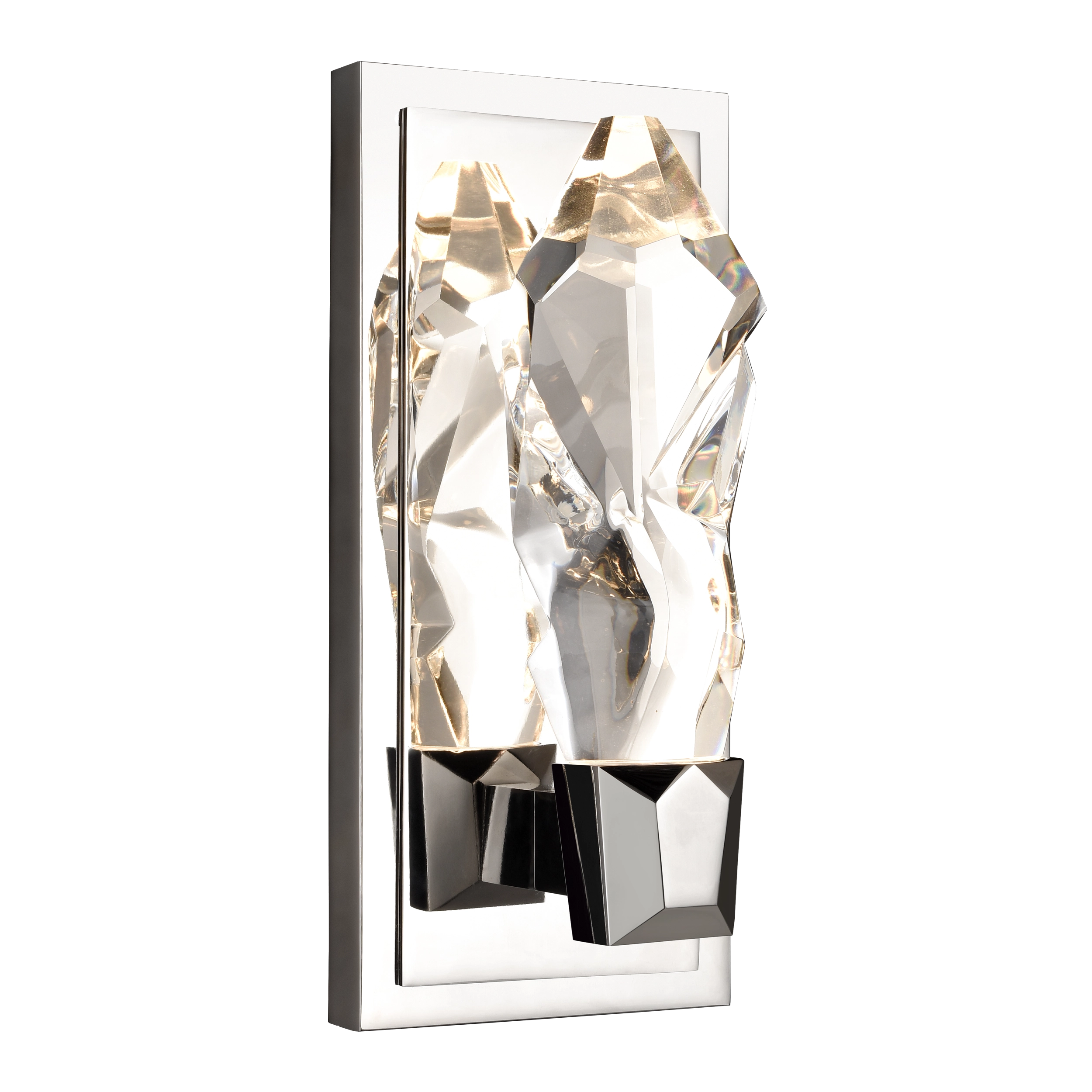 Angelus Vertical Crystal Wall Sconce