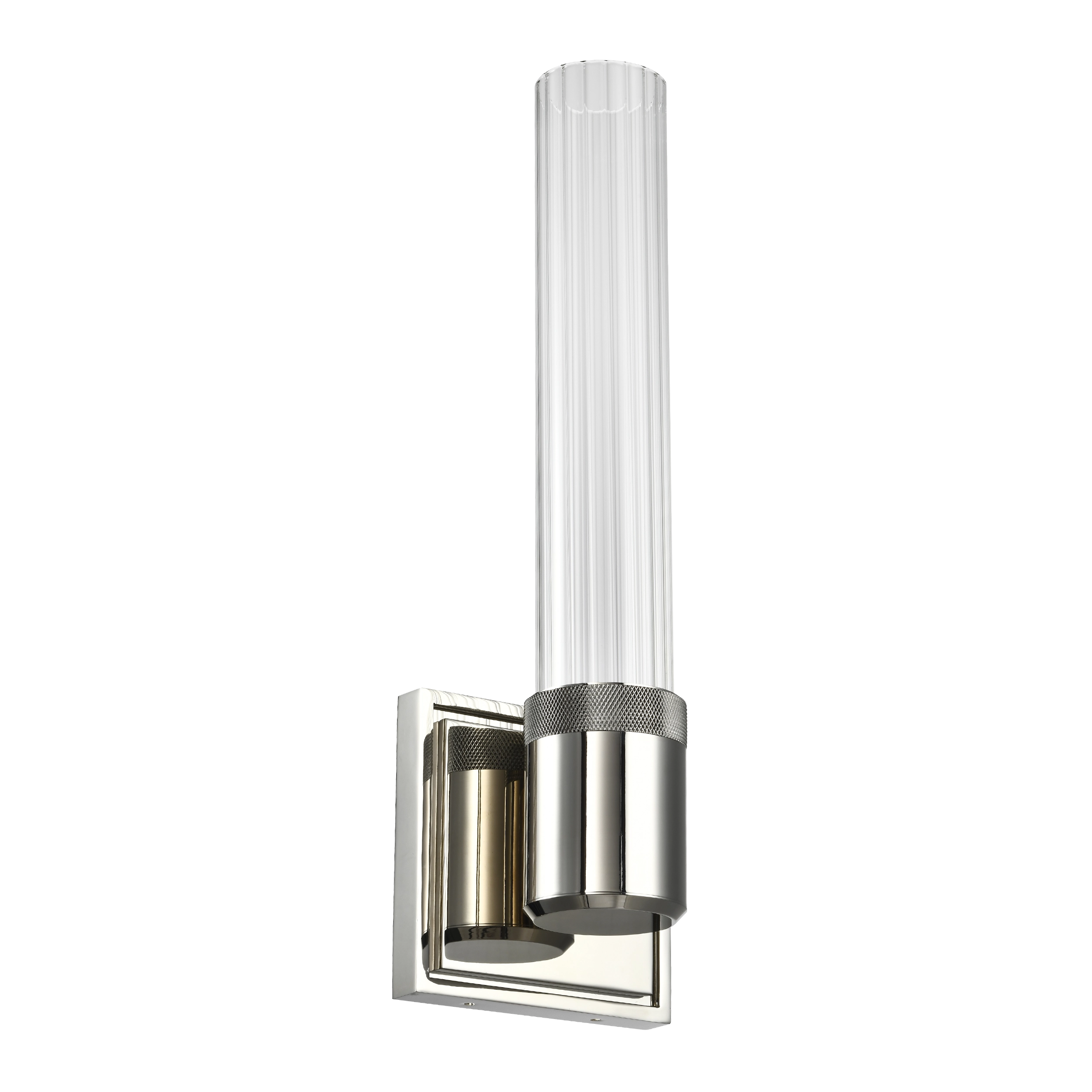 Zigrina 16" Fluted Glass Wall Sconce