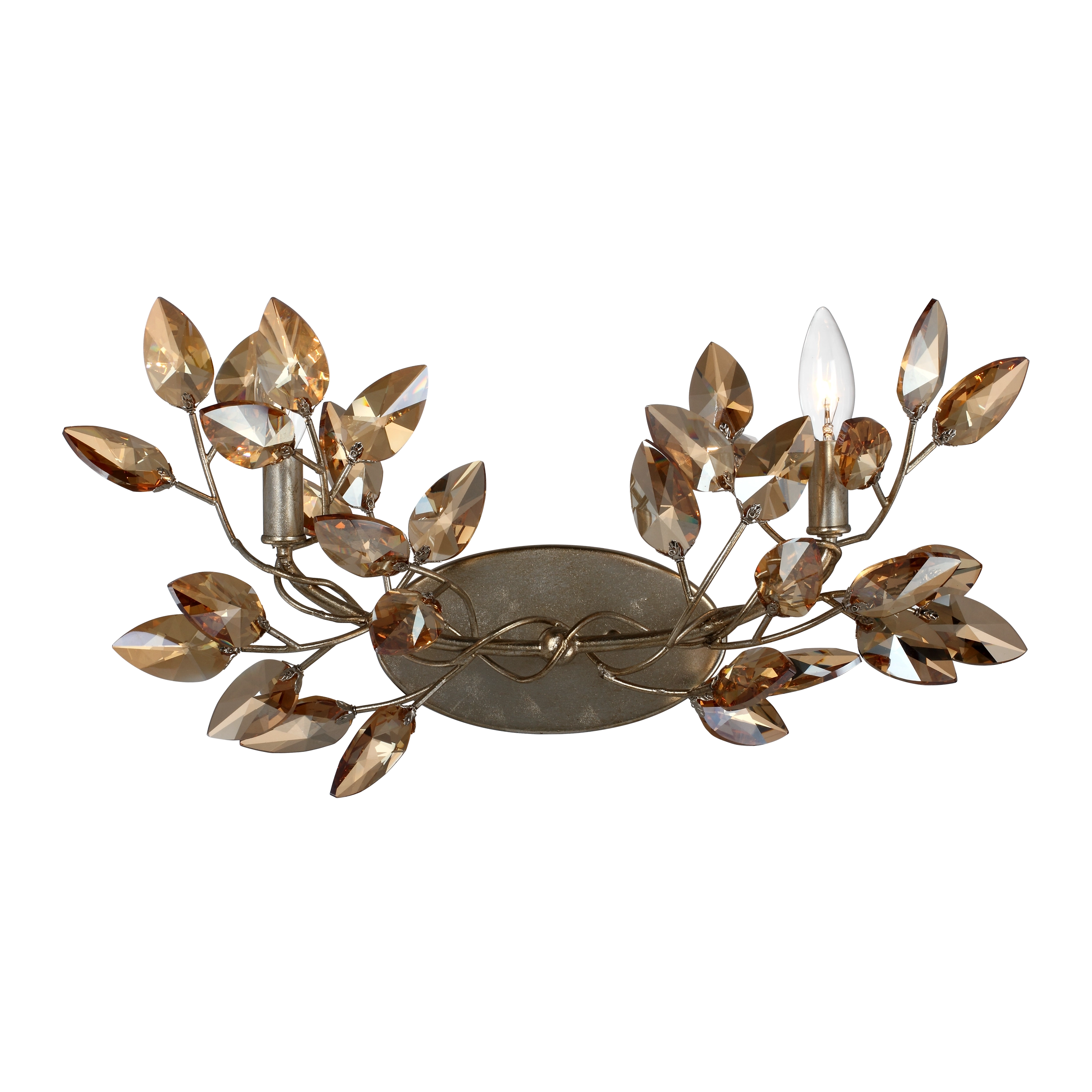 Misthaven 18" Organic Crystal Wall Sconce