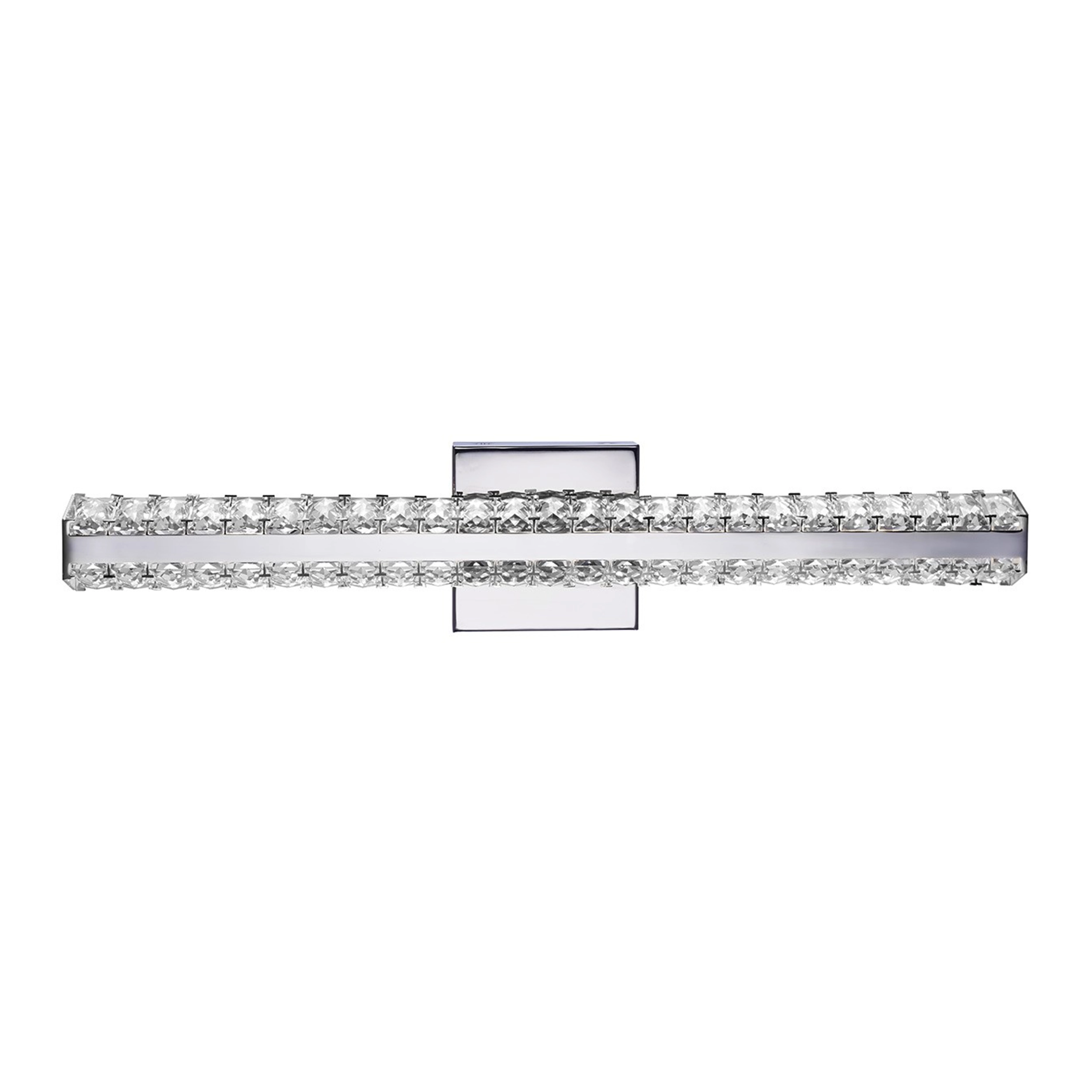 Gemini 24" Crystal Wall Sconce