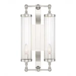 Regis Vertical Glass Wall Sconce