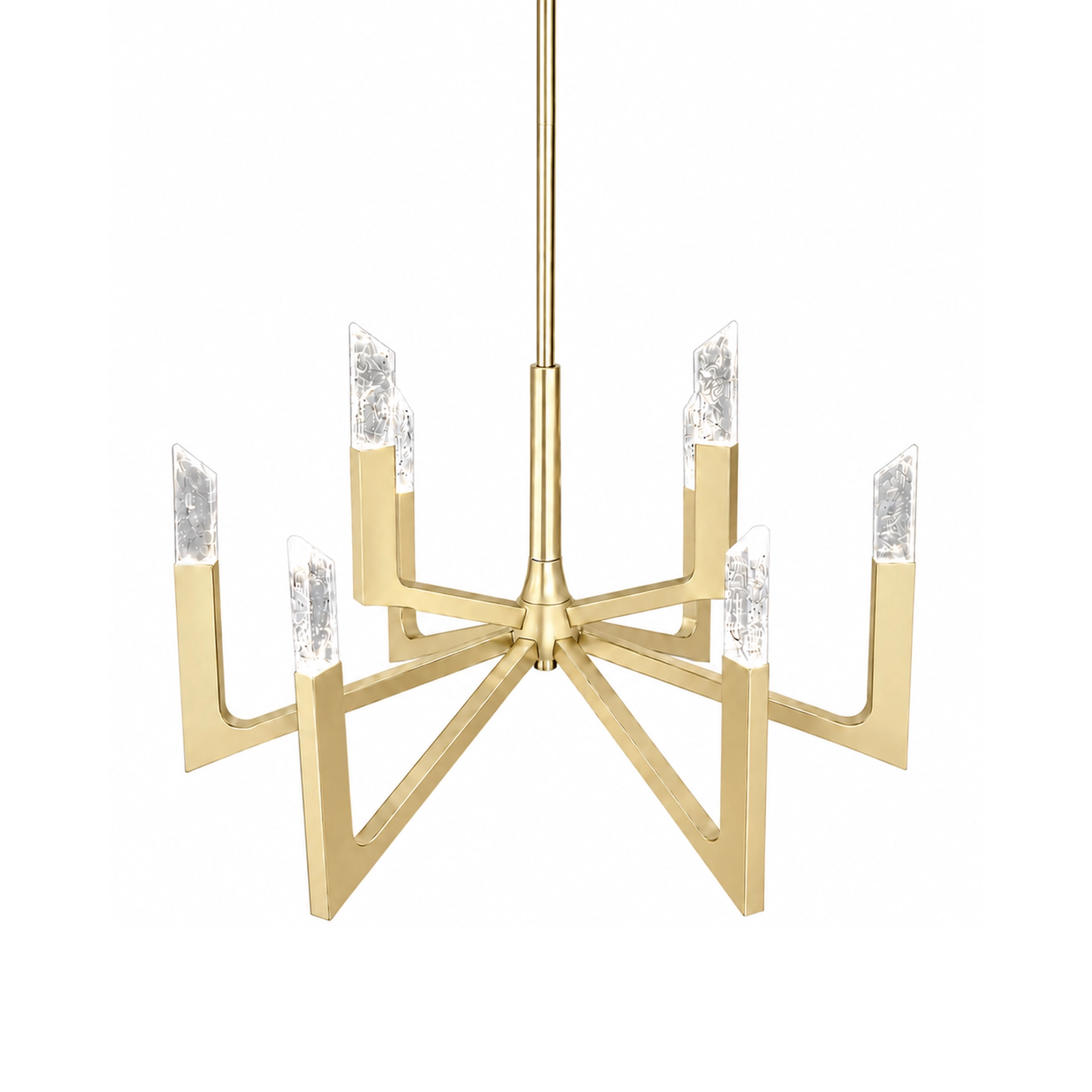 Valenza Reversable 36" Water Glass Chandelier