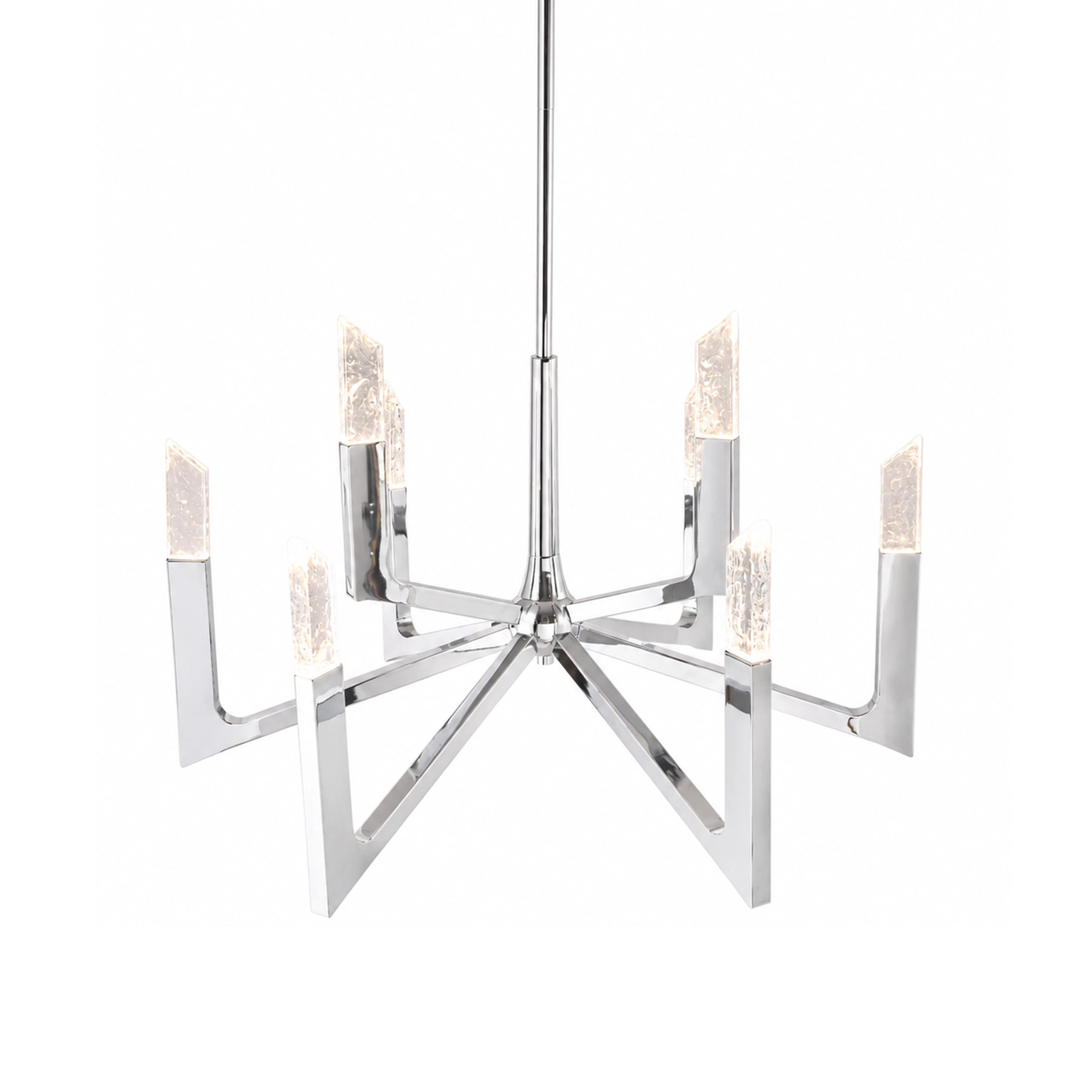 Valenza Reversable 36" Water Glass Chandelier
