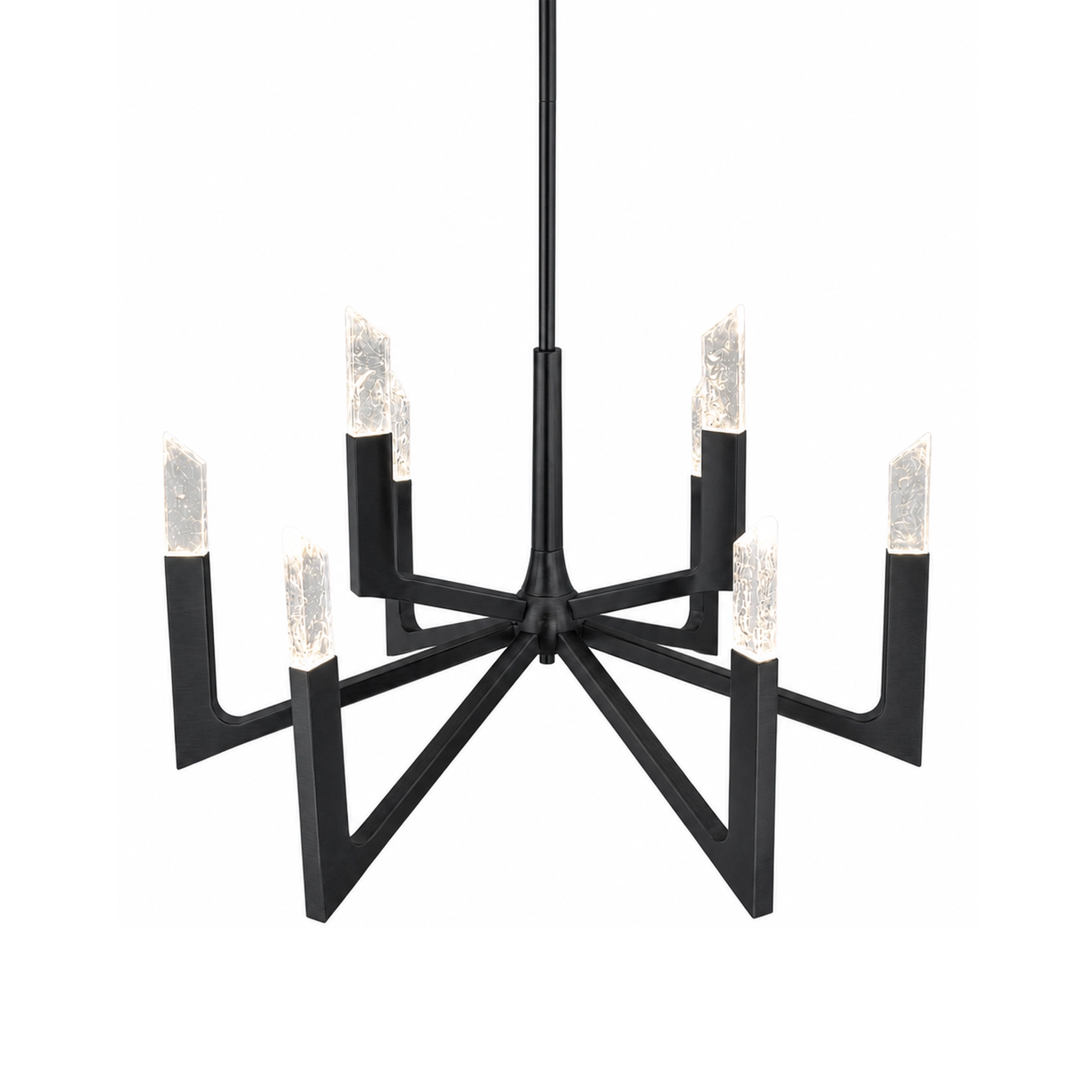Valenza Reversable 36" Water Glass Chandelier