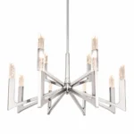 Valenza Reversable 42" Water Glass Chandelier