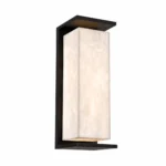 Levana Large Exterior Alabaster Wall Sconce