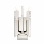 Valenza 16" Water Glass 3-Light Wall Sconce