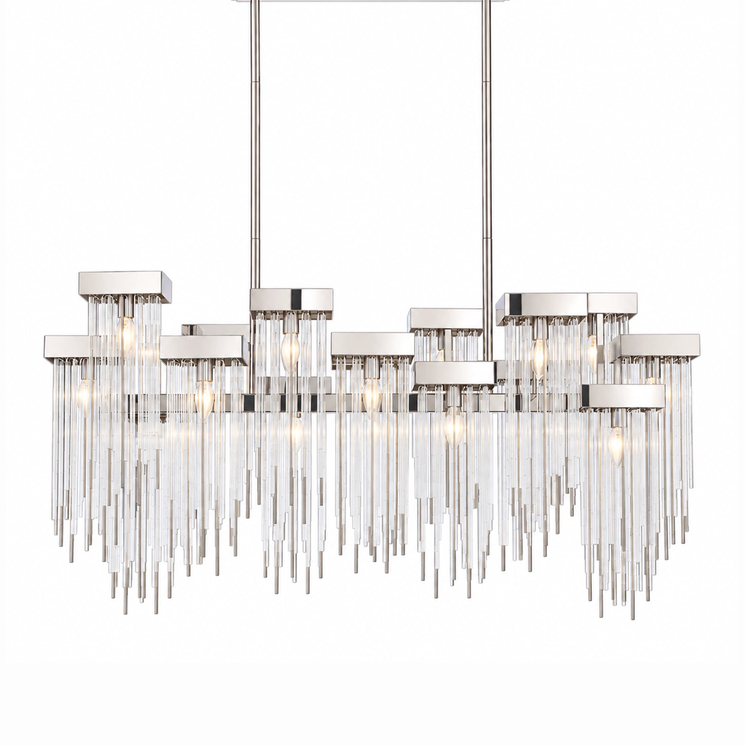 Waterfall 49" Cityscape Chandelier