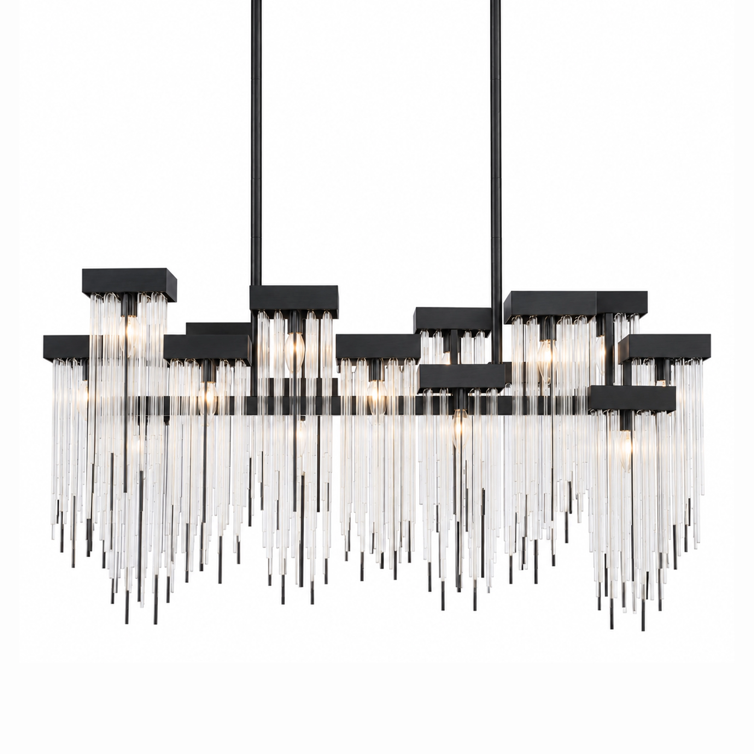 Waterfall 49" Cityscape Chandelier