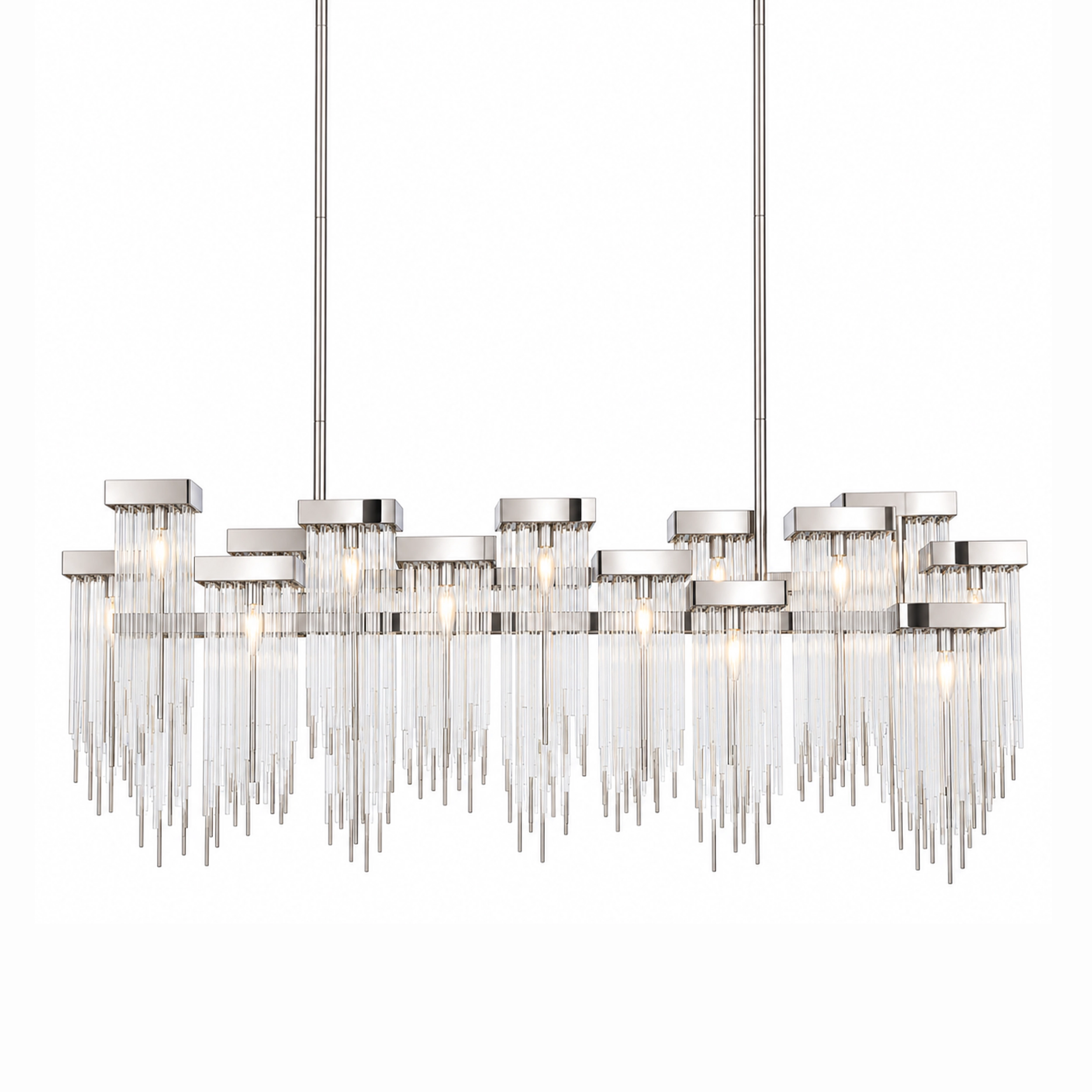 Waterfall 72" Cityscape Chandelier