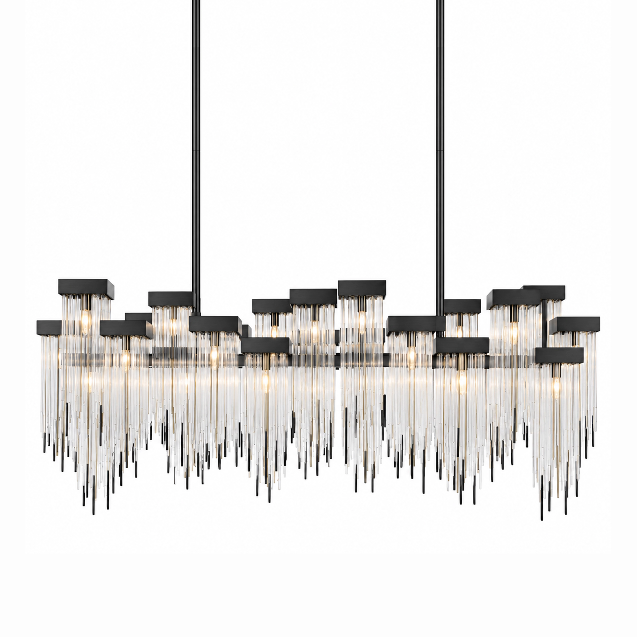 Waterfall 72" Cityscape Chandelier