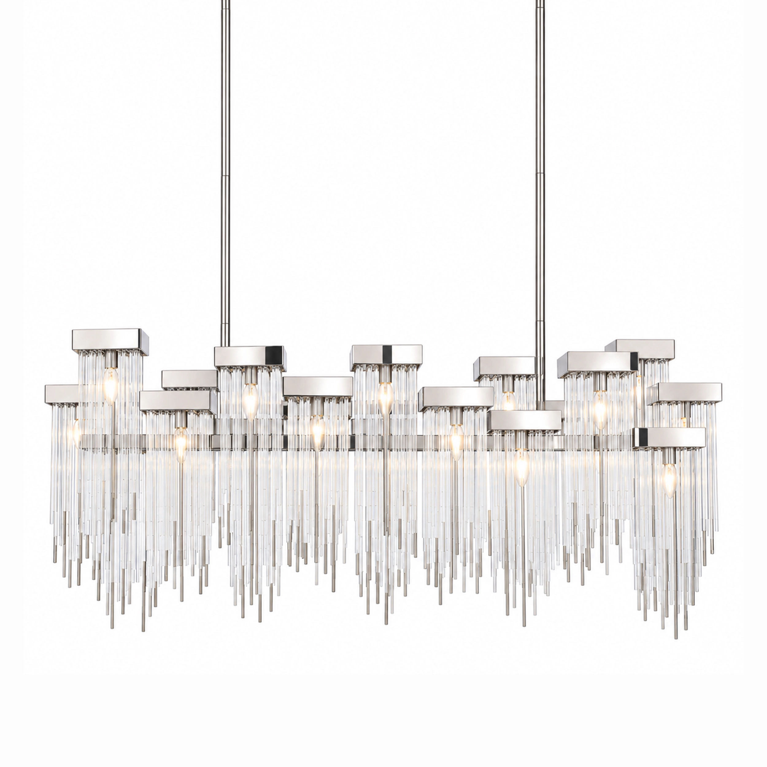 Waterfall 60" Cityscape Chandelier