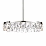 Odraz 44" Infused Crystal Chandelier