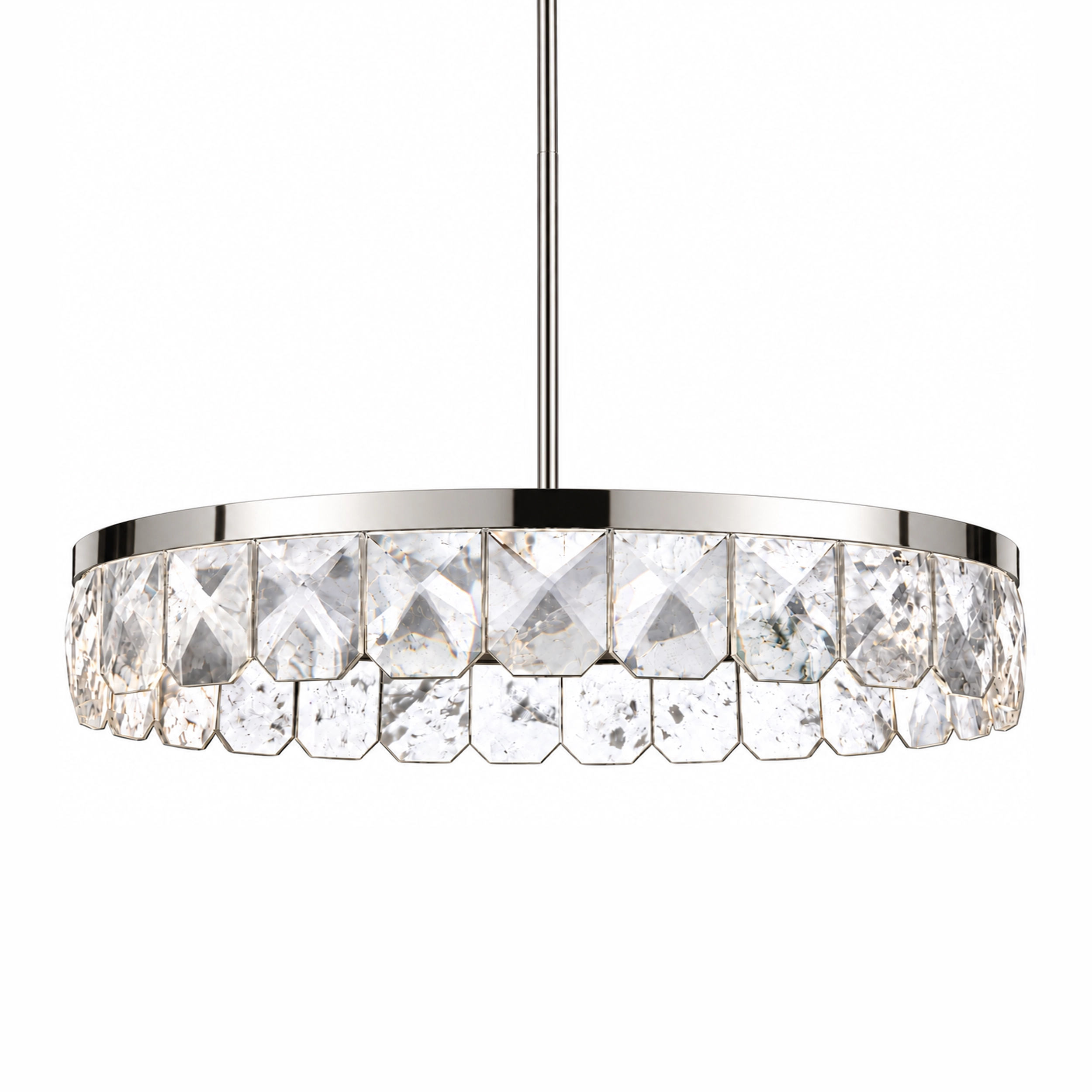 Odraz 44" Infused Crystal Chandelier